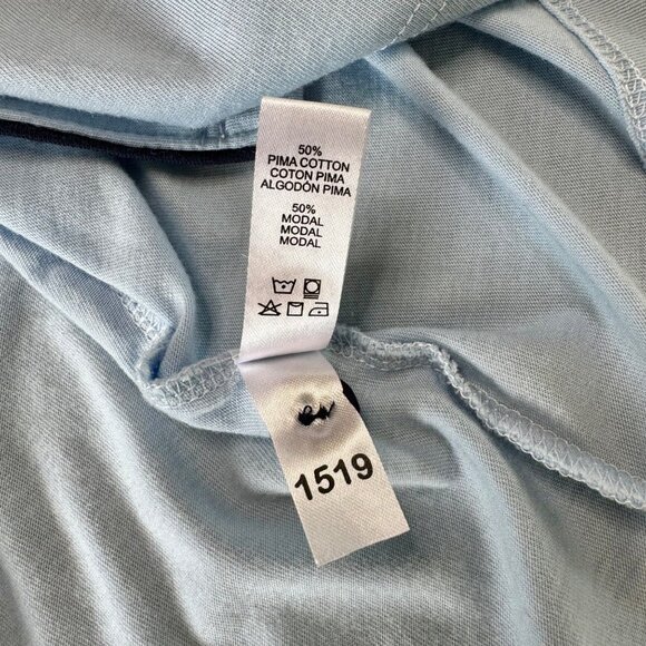 COSABELLA Bella Pajama Set Womens S 4-6 Blue Long Sleeve Top & Shorts PJs Women - Picture 7 of 13